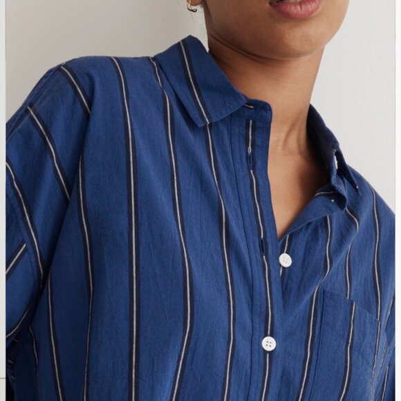 Madewell Oversize Cotton Popline Shirt - Picture 4 of 7